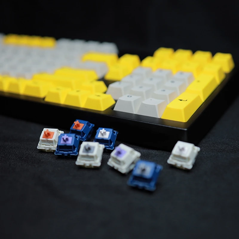 

2pcs SMD Keyswitch SP-Star Meteor Mechanical Keyboard Dustproof Switch 5Pin 57g Drop Shipping