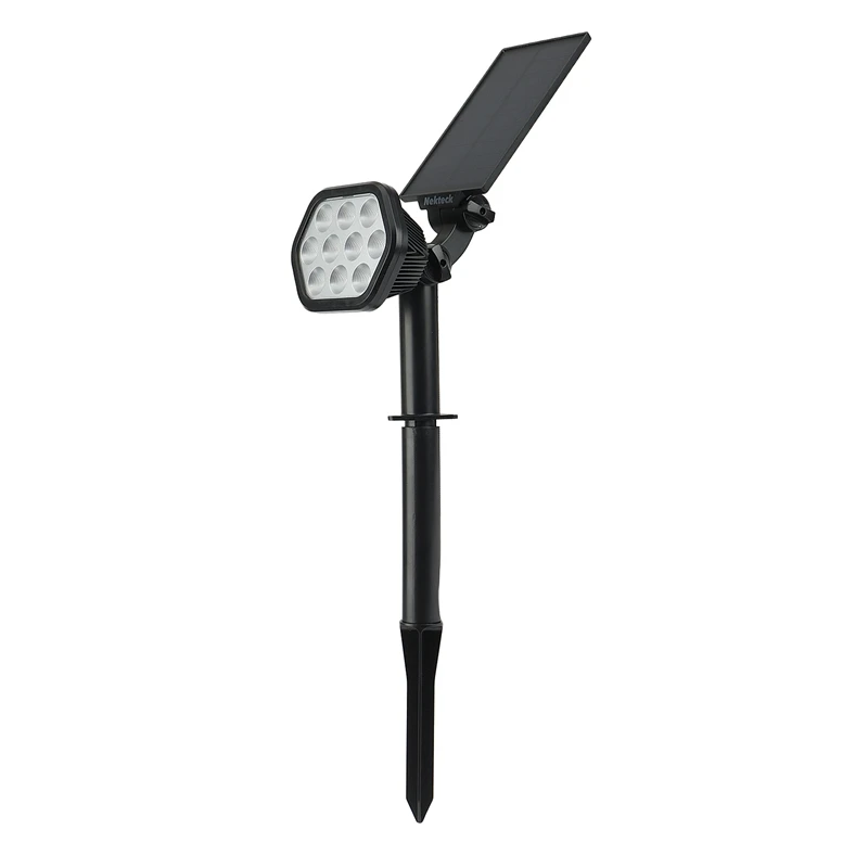 HOT Solar Light 10 LED Solar Spotlights Outdoor Waterproof 2-In-1 Solar Landscape Lighting Garden Pool Light