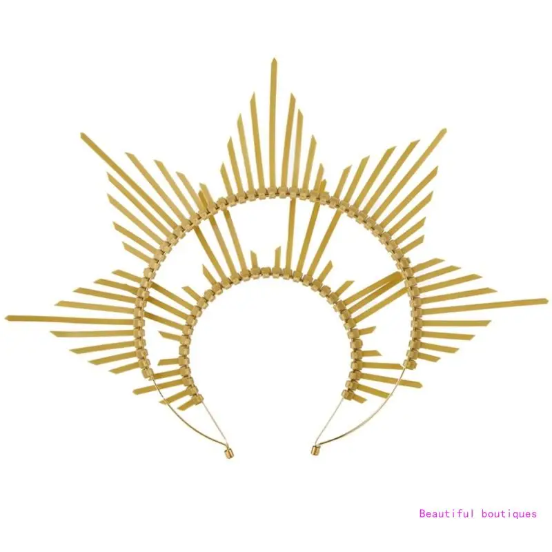 

Spiked Goths Headpiece Mary HaloCrown Mary Headband Headband DropShip