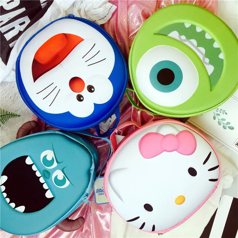 Japan Doraemon cosmetic bag leather cosmetic storage bag cartoon cute large capacity cosmetic bag