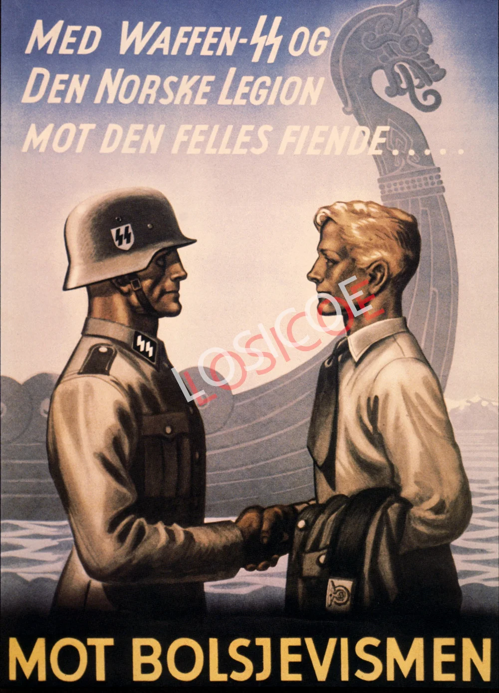 

MOT BOLSJEVISMEN Retro WW II Wallpaper Wall Art Painting War Military Art Poster Vintage Kraft Paper Drawing Wall Stickers Mural