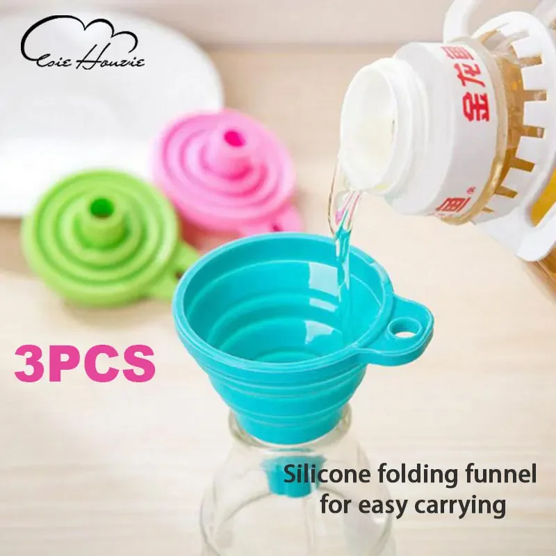 Портативная Складная воронка из термопластичной резины для топливного бункера