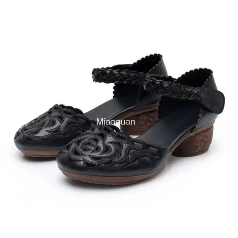 Сандалии-гладиаторы женские на высоком каблуке 5 см классические босоножки с