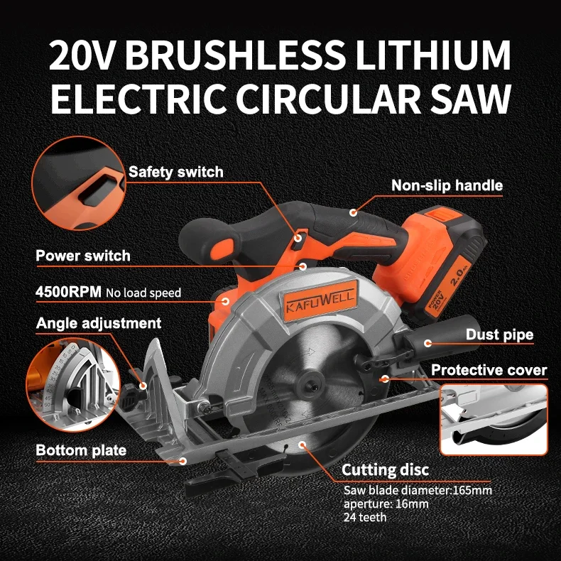 KAFUWELL PA4508HB-W-2D-1 1200w 165 мм медицинская электрическая костная пила для дерева