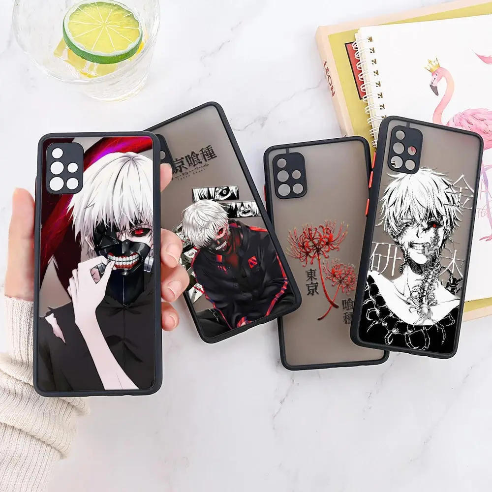 

Tokyo Ghoul Cases For Samsung Galaxy A13 Coque Samsung A52 A53 5G A72 A73 A23 A33 21S A52s A32 A51 Matte Covers Kaneki Ken Anime