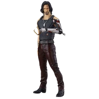 model toy collection cyberpunk 2077 johnny sliverhand joint movable action figure ornaments