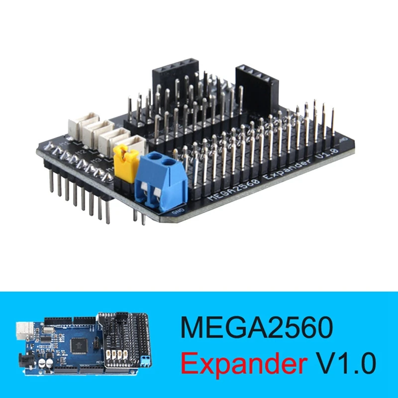 

1 Piece MEGA2560 Motor Driven Expansion Board GPIO Multi-Functional Expansion Board Compatible With Arduino