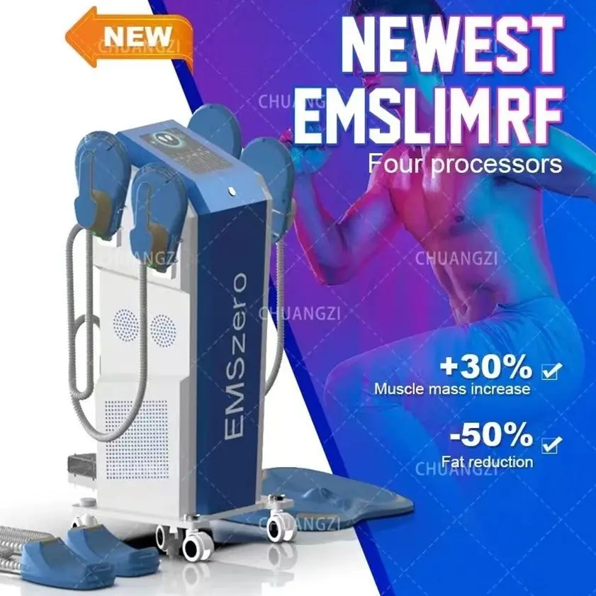 

Latest DLS-EMslim slimming Portable Machine EMS Electromagnetic Muscle Stimulation Fat Burning Body Shaping