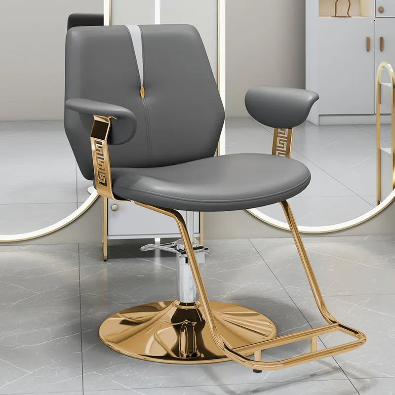 Nordic Beauty Salon Couch Fotel do masażu włosów Makijaż Meble fryzjerskie Sofa fryzjerska Krzesła tatuażu silla barberia Stołek stylisty