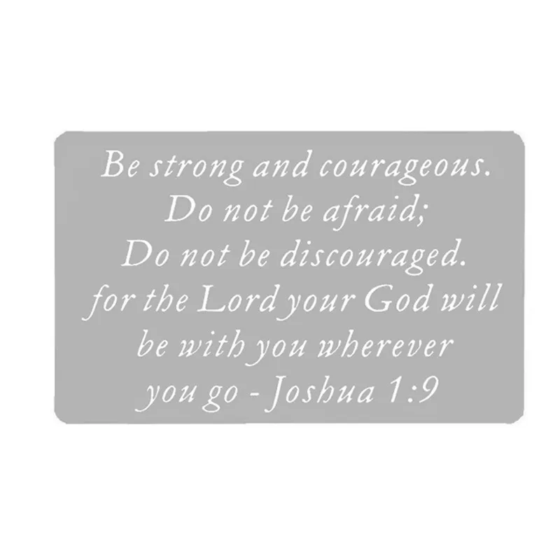 Креативный бумажник с гравировкой и надписью Holy Metal держатель для карт