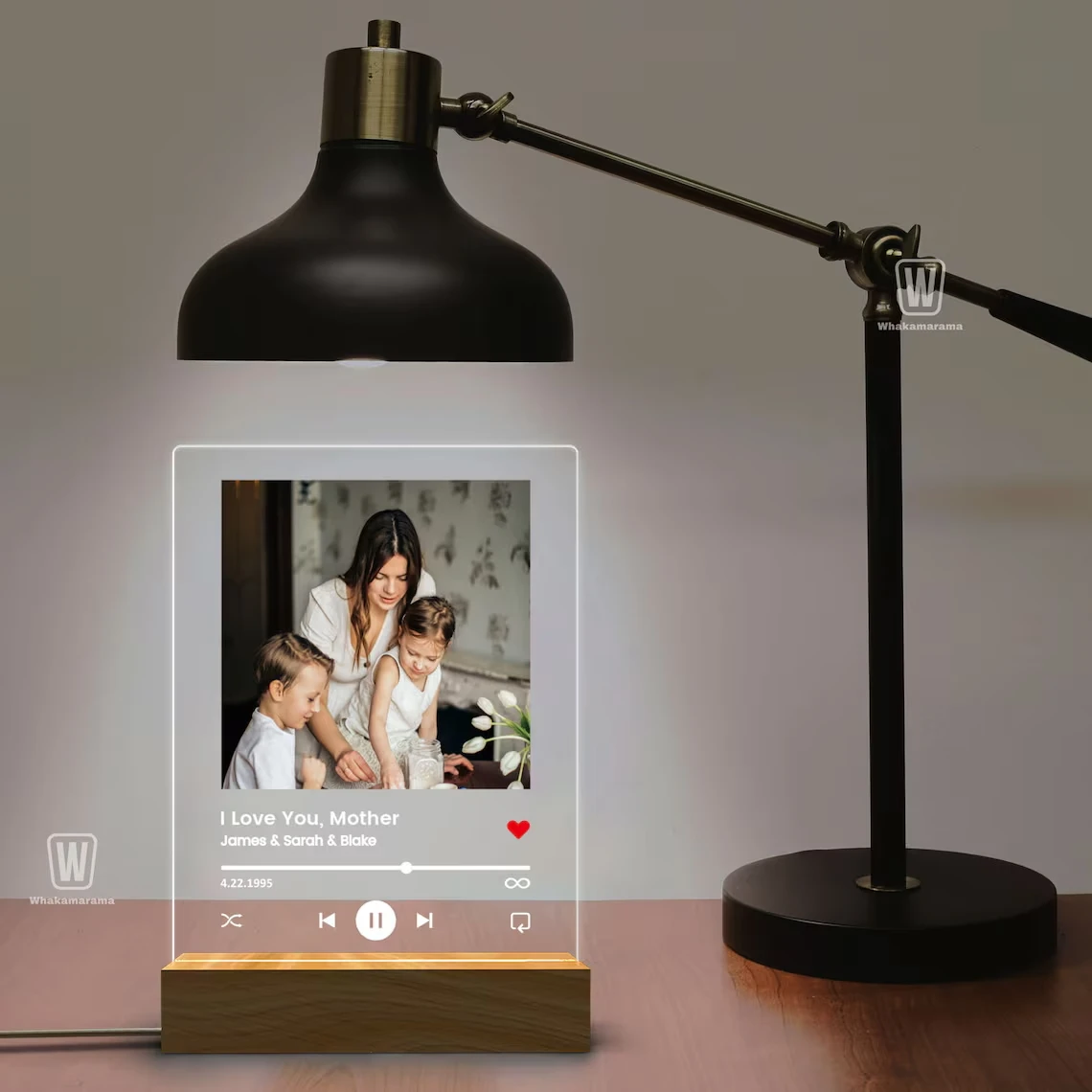 Персонализированный зубной налет Spotify с фотографией подарок на день Святого