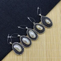 irregular drop shape resin conch sticky fashion pendant for diy handmade necklace bracelet jewelry size 20x35 25x45mm