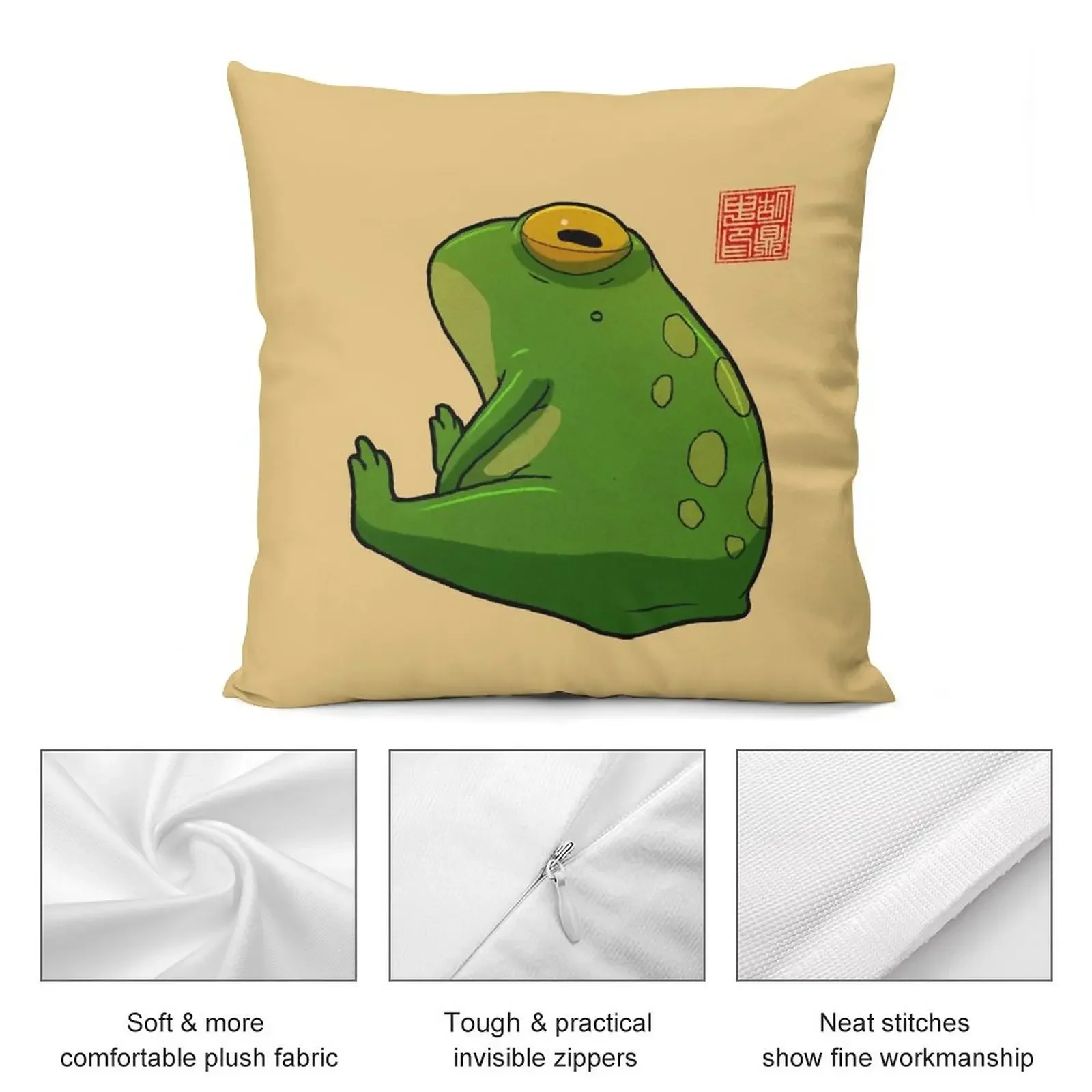 Подушка Grumpy Frog наволочка для девочек в стиле аниме рождественская подушки дивана