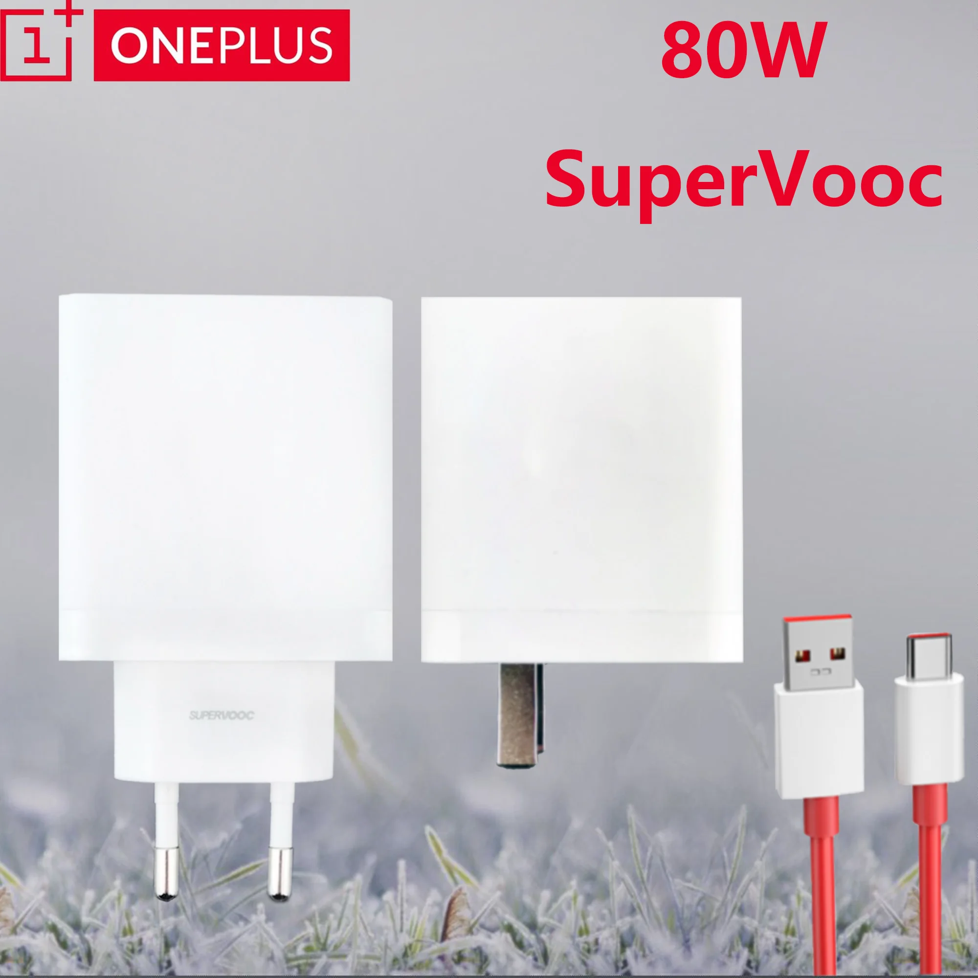 

OnePlus 80W SuperVooc Charger Original Fast Travel Warp Charge Power Adapter Usb C Cable For 1 One Plus 10 Pro R Ace Nord 2 9 9T