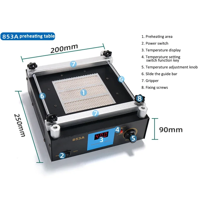 853A Станция предварительного нагрева без свинца с постоянной температурой