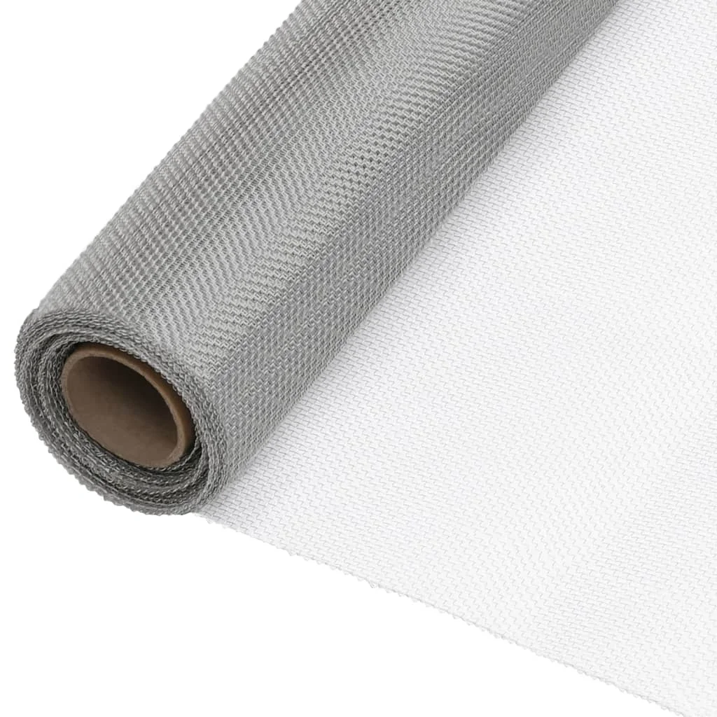 

Mesh Screen, Stainless Steel Outdoor Privacy Screen, Garden Decoration Silver 100x2000 cm