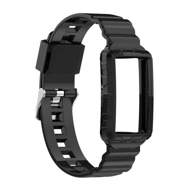 Силиконовый противоударный ремешок для Fitbit Charge 5 армированный 4/3SE универсальный