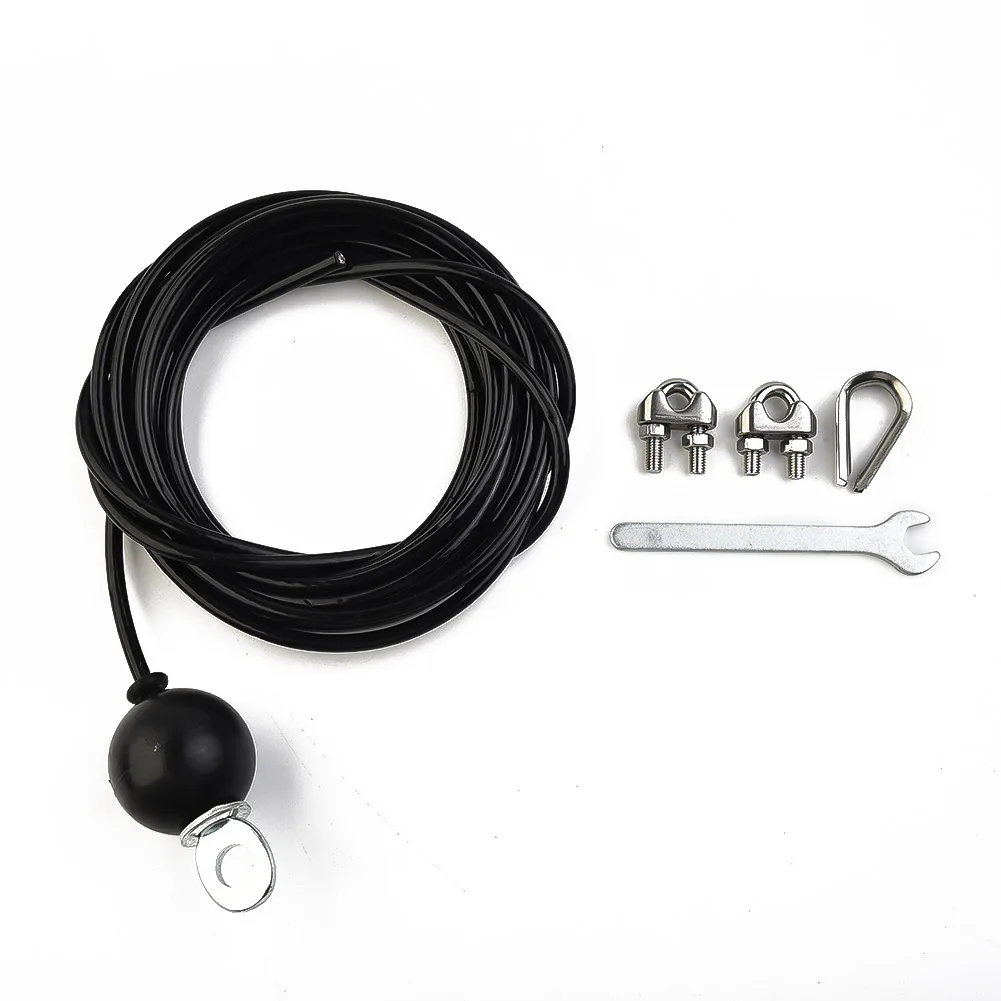 

4M Adjustable Gym Cable Wire Rope Heavy Duty Steel Replacement Parts HomeFitness Cable Pulley System Accessories