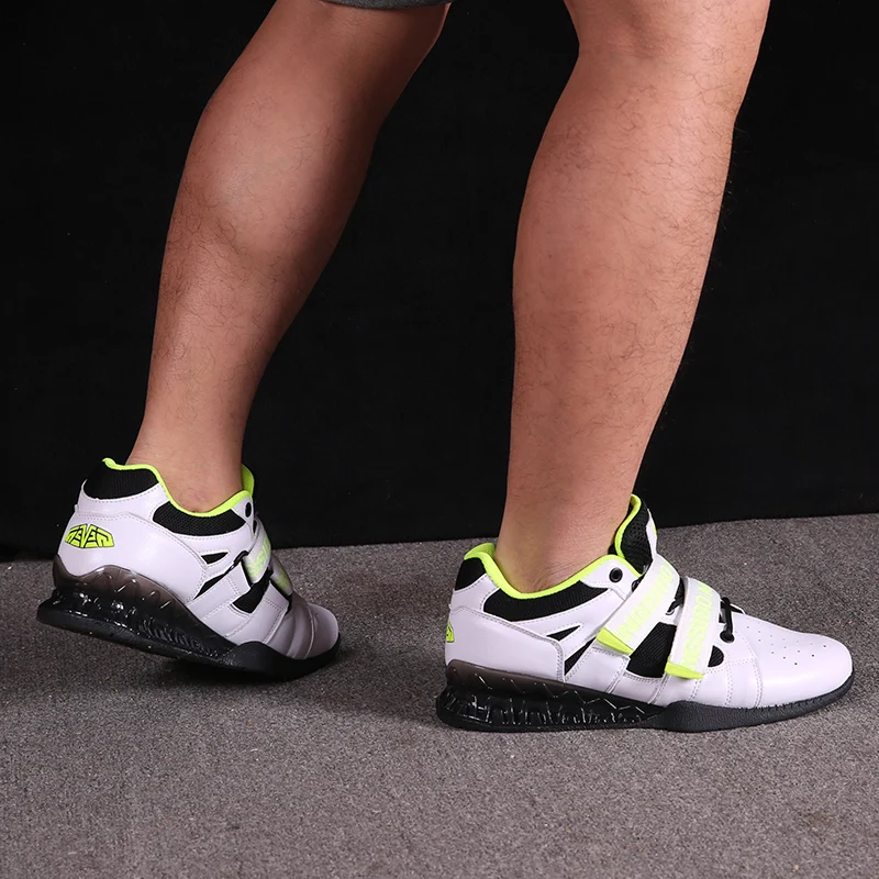 New Men's Professional Weightlifting Shoes Deep Squat Weightlifting Training Shoes Size 38-45