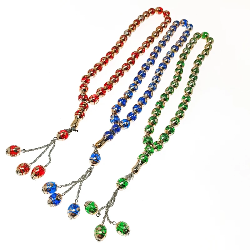 

Islamic Muslim Rosary 12mm 33 Bead Tassel Pendant Prayer Bracelet Special Beaded Bracelet Gifts Wholesale