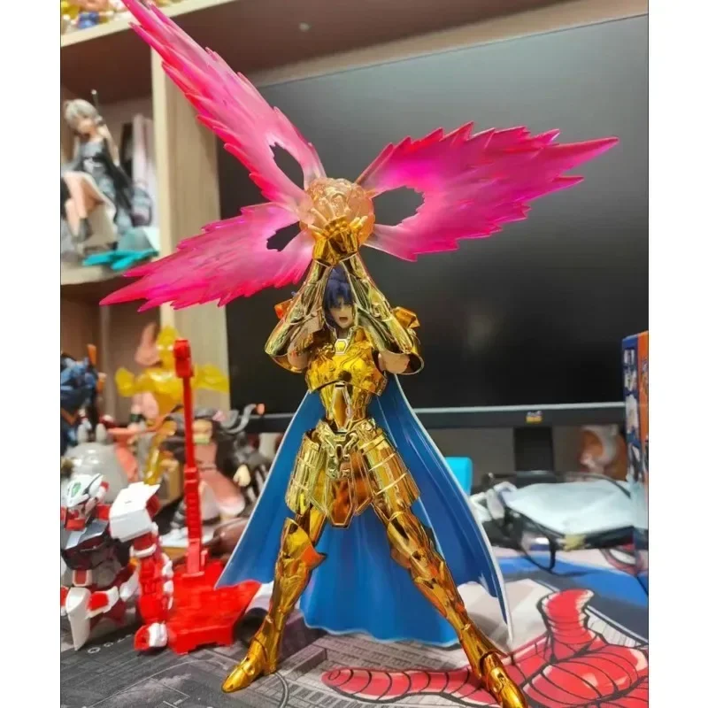 Фото В наличии CS Модель Saint Seiya Myth Cloth EX Gemini Saga с галактическим взрывом Gold/24K/OCE Рыцари Зодиака Фигурка №1