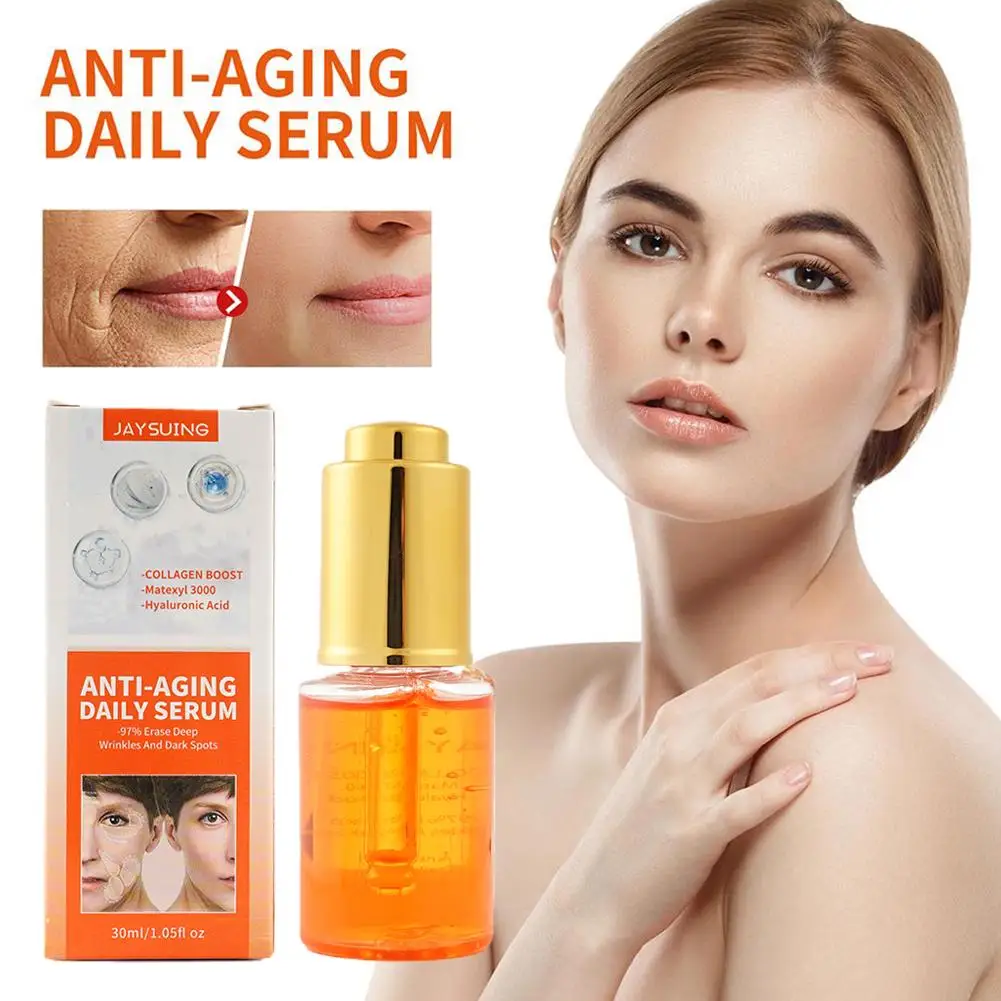 

Collagen Instant Wrinkle Remove Face Serum Lifting Firming Fade Fine Lines Anti-aging Essence Moisturizing Whitening Skin Care