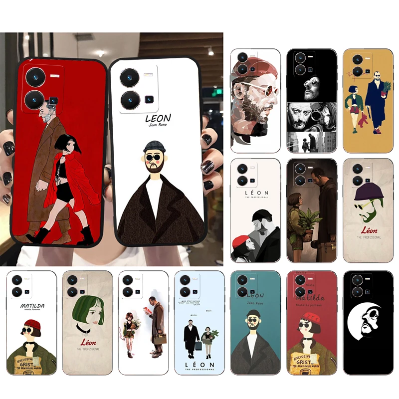 

Leon Matilda Natalie Portman Phone Case For VIVO Y53S Y33S Y22S Y11S Y31 Y21 Y70 Y20 Y21S Y72 Y35 Y51 Y01 V23E V21 V23 V21E Case