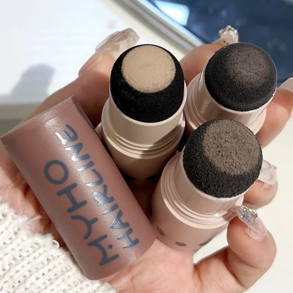 Пудра для контуринга волос пудра корней подтяжки с губкой водостойкий консилер