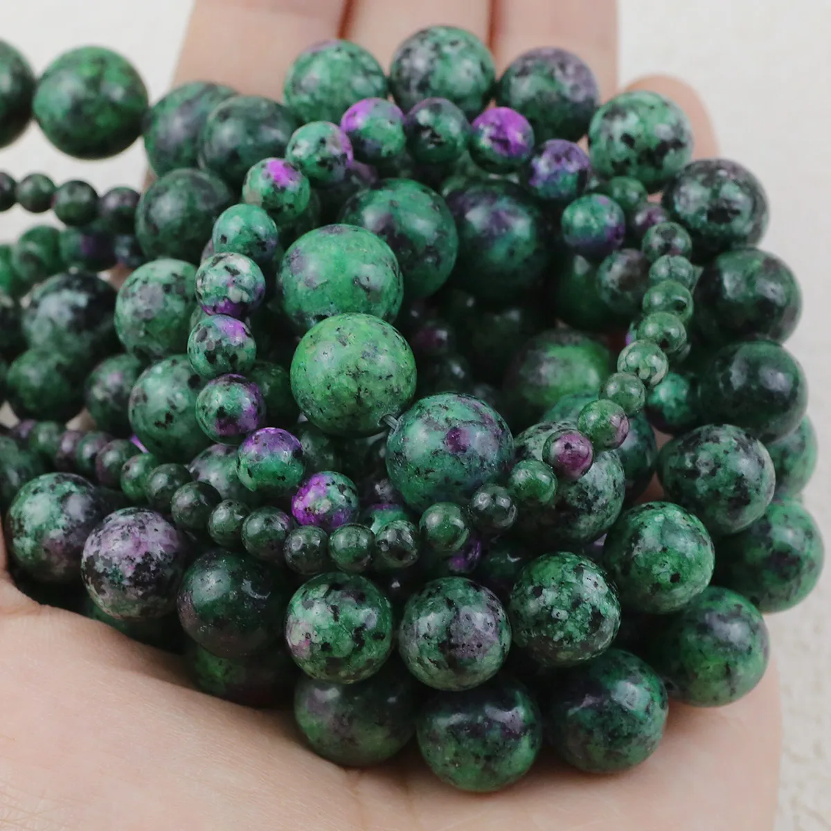 1 нить натуральный камень бусины красный зеленый сокровище свободные