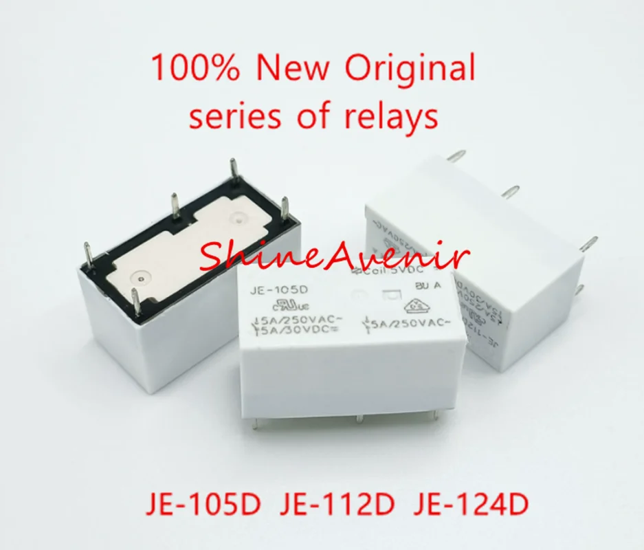 

15pcs JE-105D JE-112D JE-124D DSP1-DC5V-F DSP1-DC12V-F DSP1-DC24V-F 100% original relay