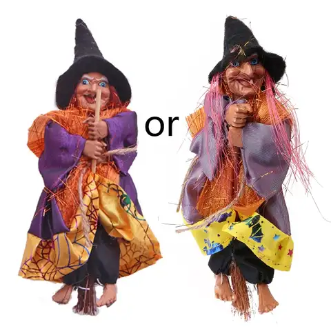 Искусственная метла, подвесные украшения для Хэллоуина, Рождественское украшение для вечеринки, новинка, Прямая поставка