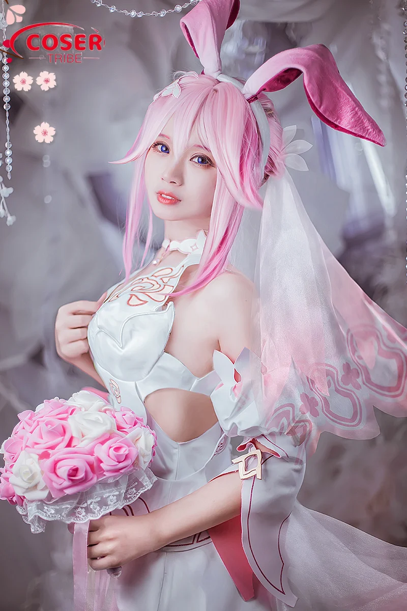 COSER TRIBEAnime Game Honkai Impact 3 Senorita церемониальное платье Хэллоуин Карнавал искусственный