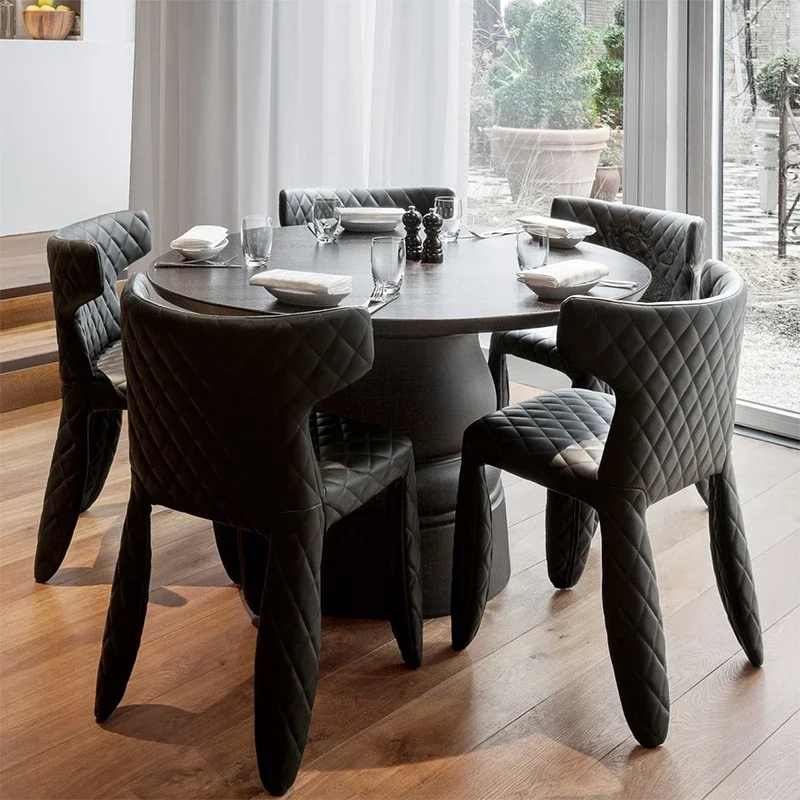 Стул Монстр Moooi итальянская мебель роскошный кожаный обеденный стул