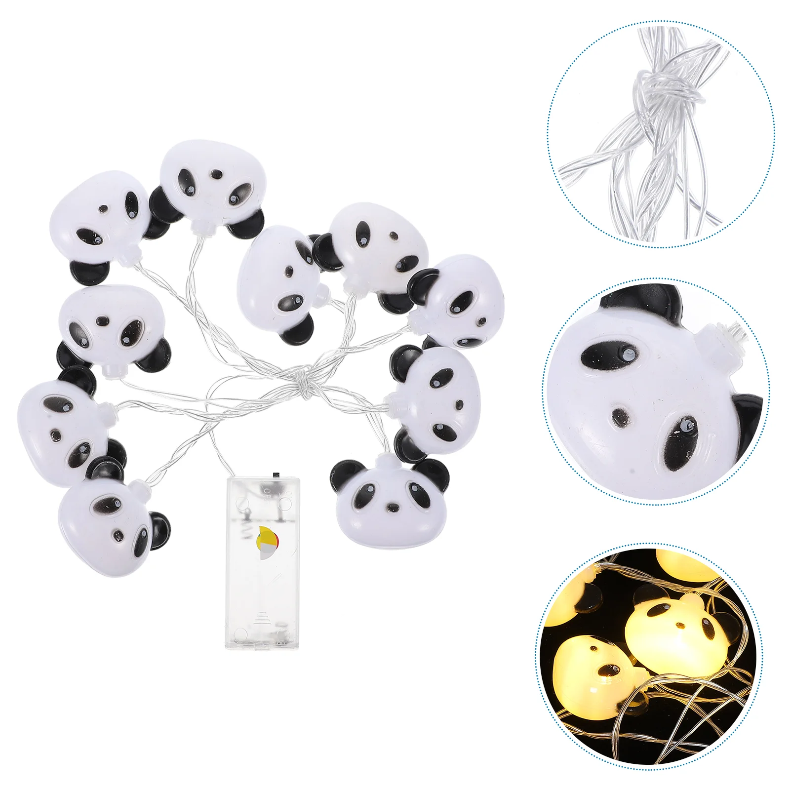 

Operated Fairy Light Giant Panda String Lights Outdoor LED Pendant