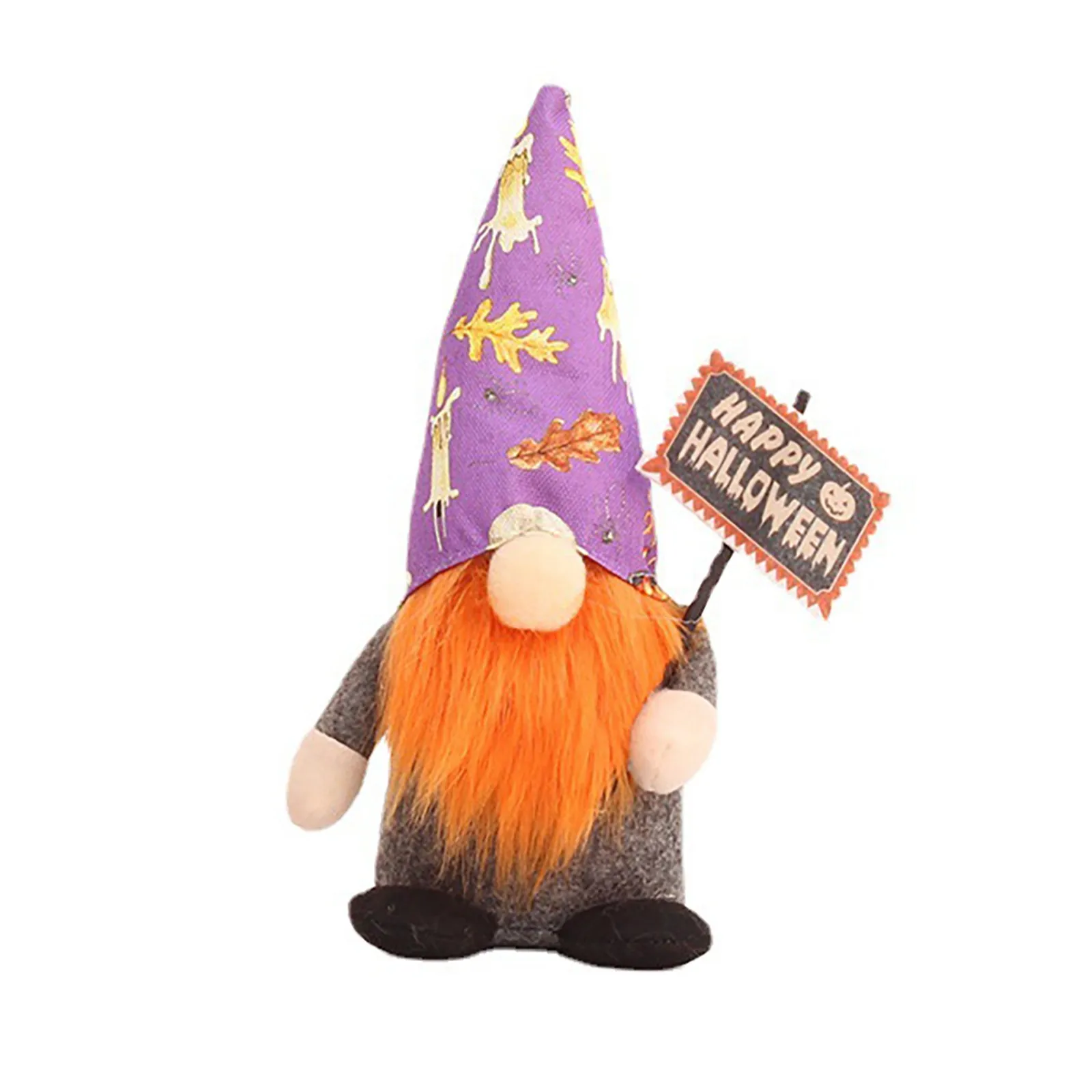 

Halloween Gnomes Decorative Ornaments Top Hat Blue White Ornaments Blue Plastic Ornaments for Christmas Tree Tall Decorations