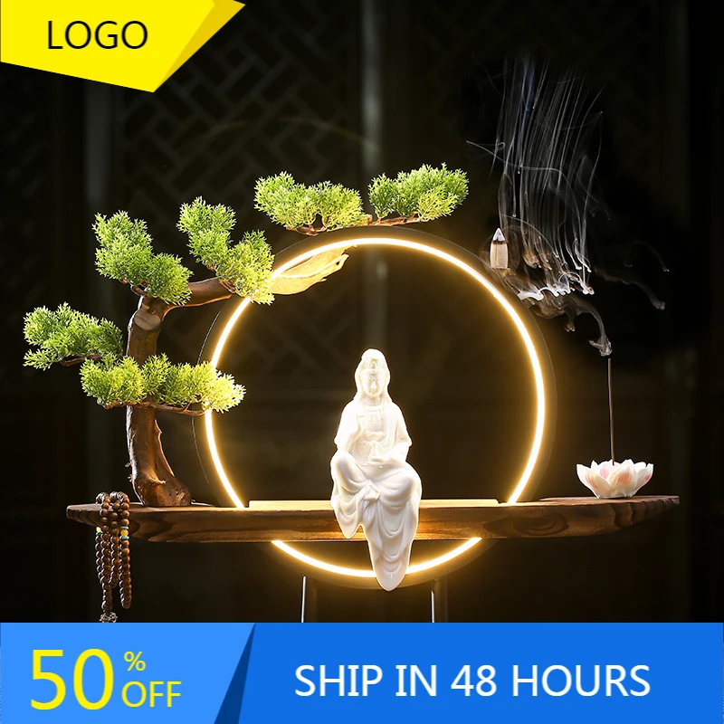 

Buddha Backflow Incense Burner Garden Aromatherapy Diffuser Incense Burner Supplies Decoracion Para El Hogar Aroma Diffus