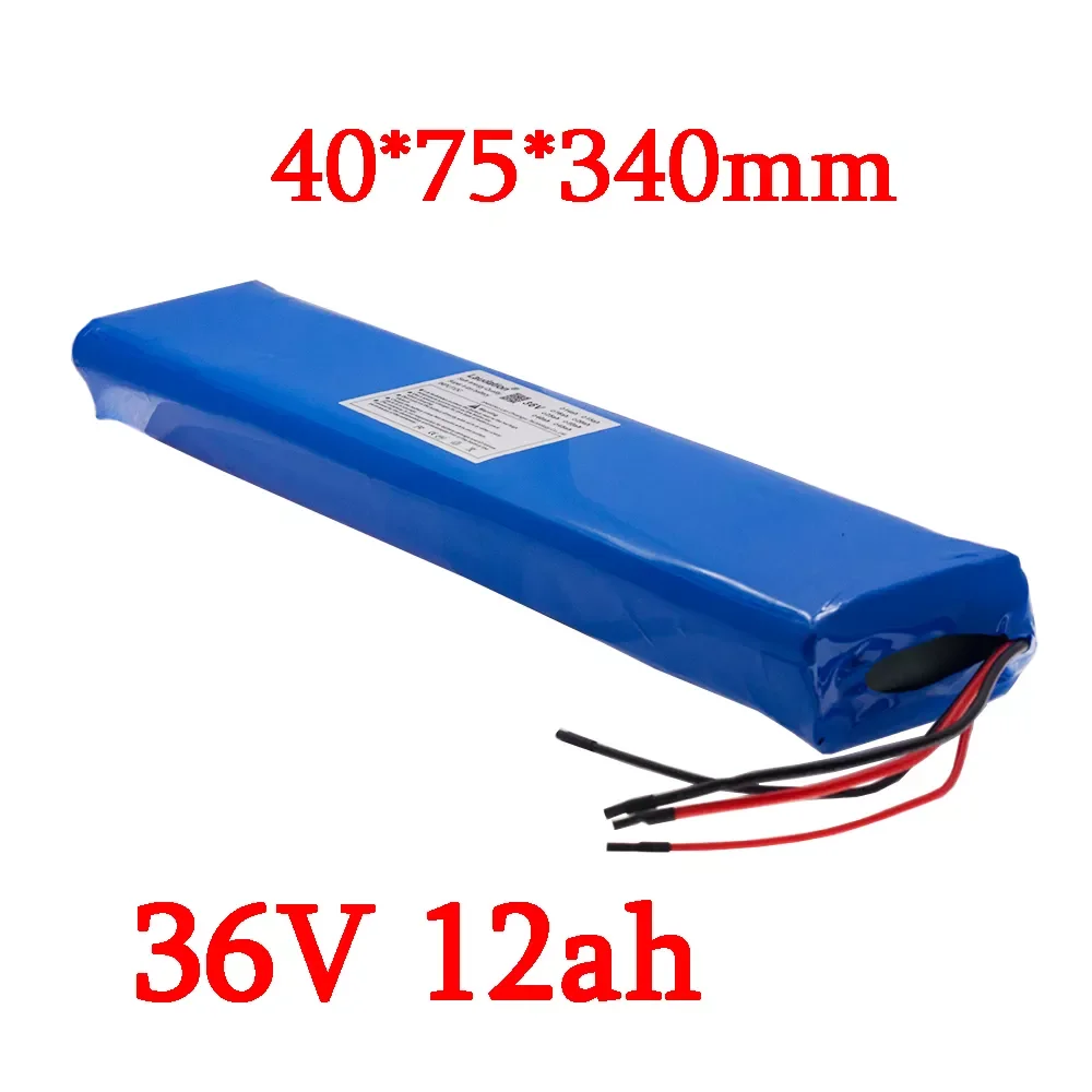 

Vakaumus Electric Scooter 36V Battery 10S4P 12Ah 18650 Battery Pack 500W Electric Bike Battery Rechargeable Li-Ion Battery