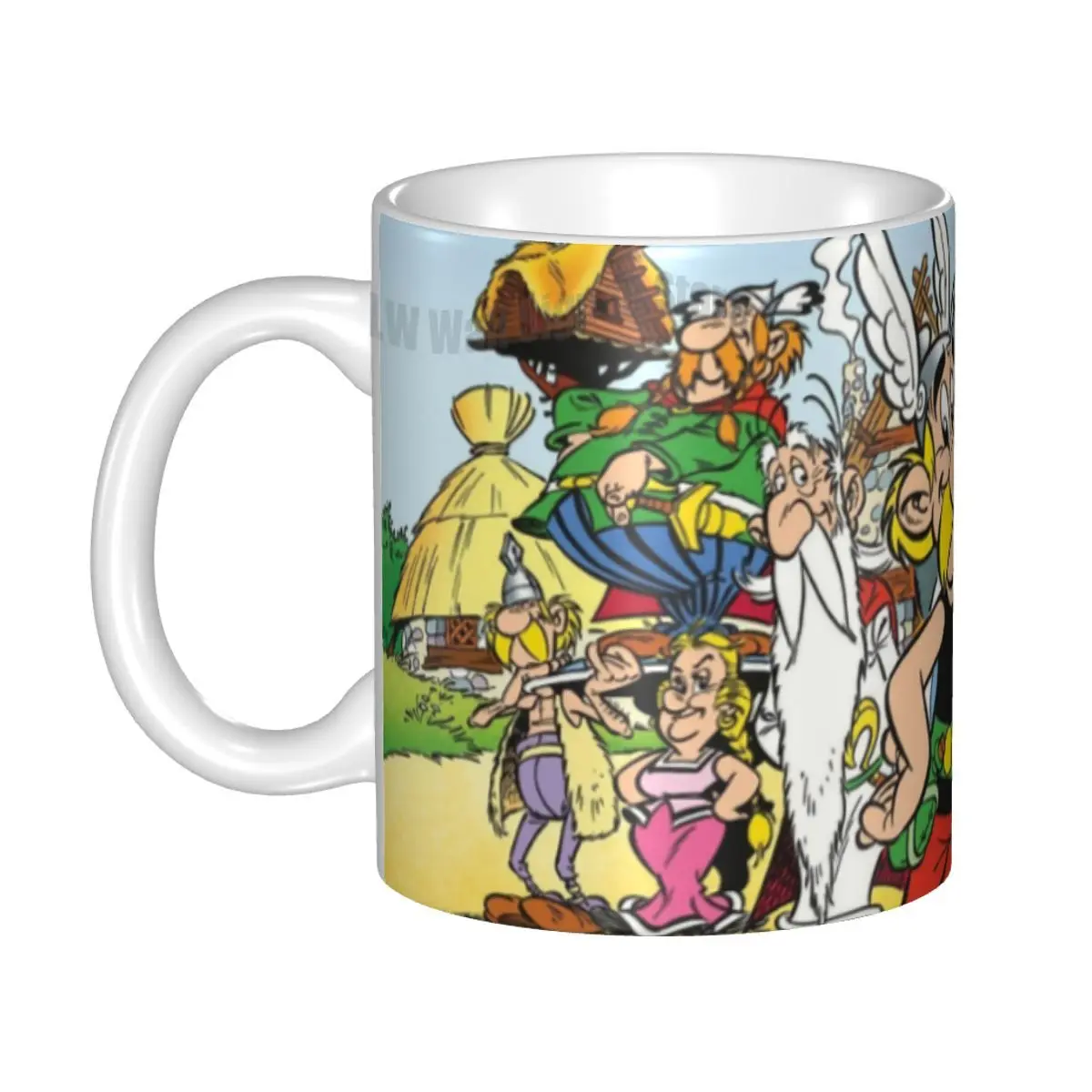 Модные Аниме кружки Asterix и Obelix персонализированные мультфильм Getafix керамическая