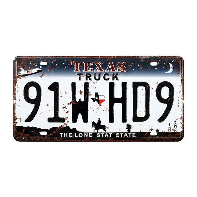 Американская Флорида Техас Мэриленд Миссисипи номерной знак потертый винтажный