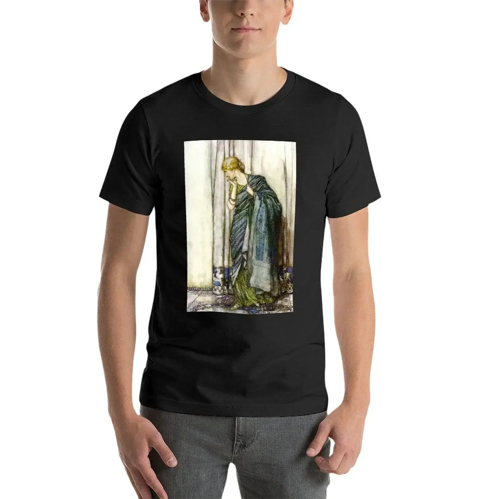 Хелена - мечта летней ночи футболка Arthur Rackham дизайнерские рубашки