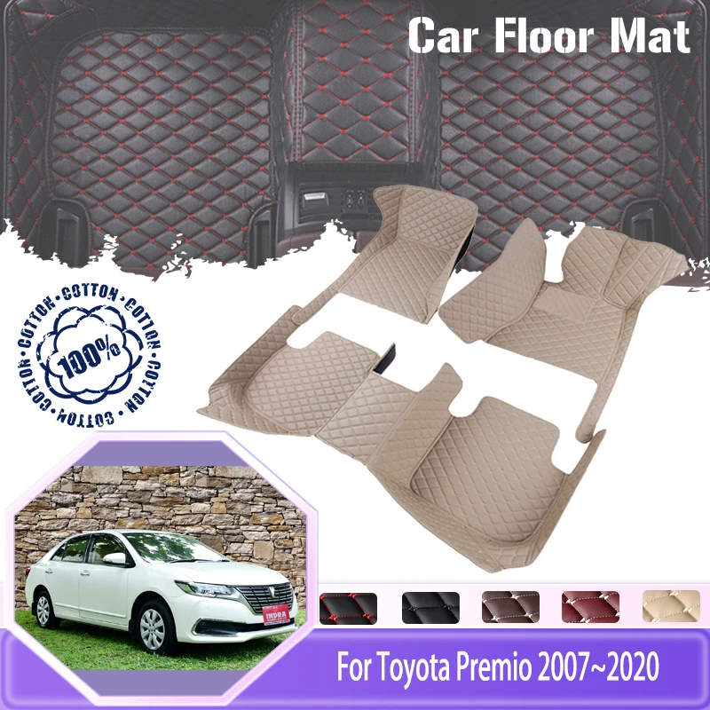 

Car Floor Mats For Toyota Premio Allion T260 2007~2020 5seat Waterproof Car Carpet Floor Mat Rugs Tapis Voiture Car Accessories