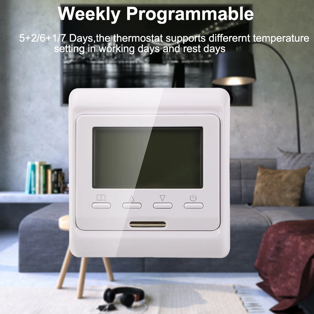 Умный термостат для бойлера Tuya Wi-Fi привод электронагреватель пола домашний с Google