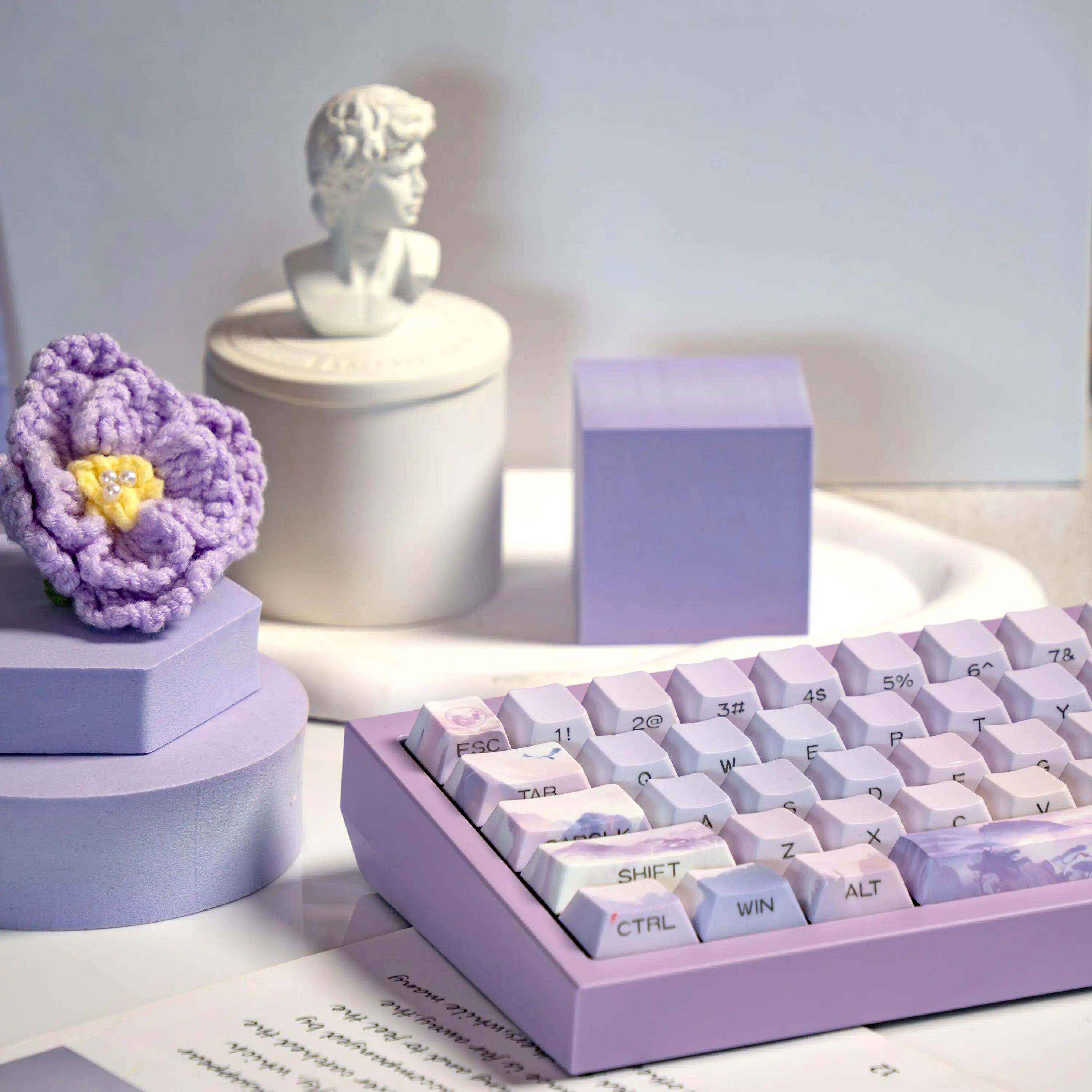 Zishan Sakura механическая клавиатура колпачок из ПБТ пятисторонняя горячая