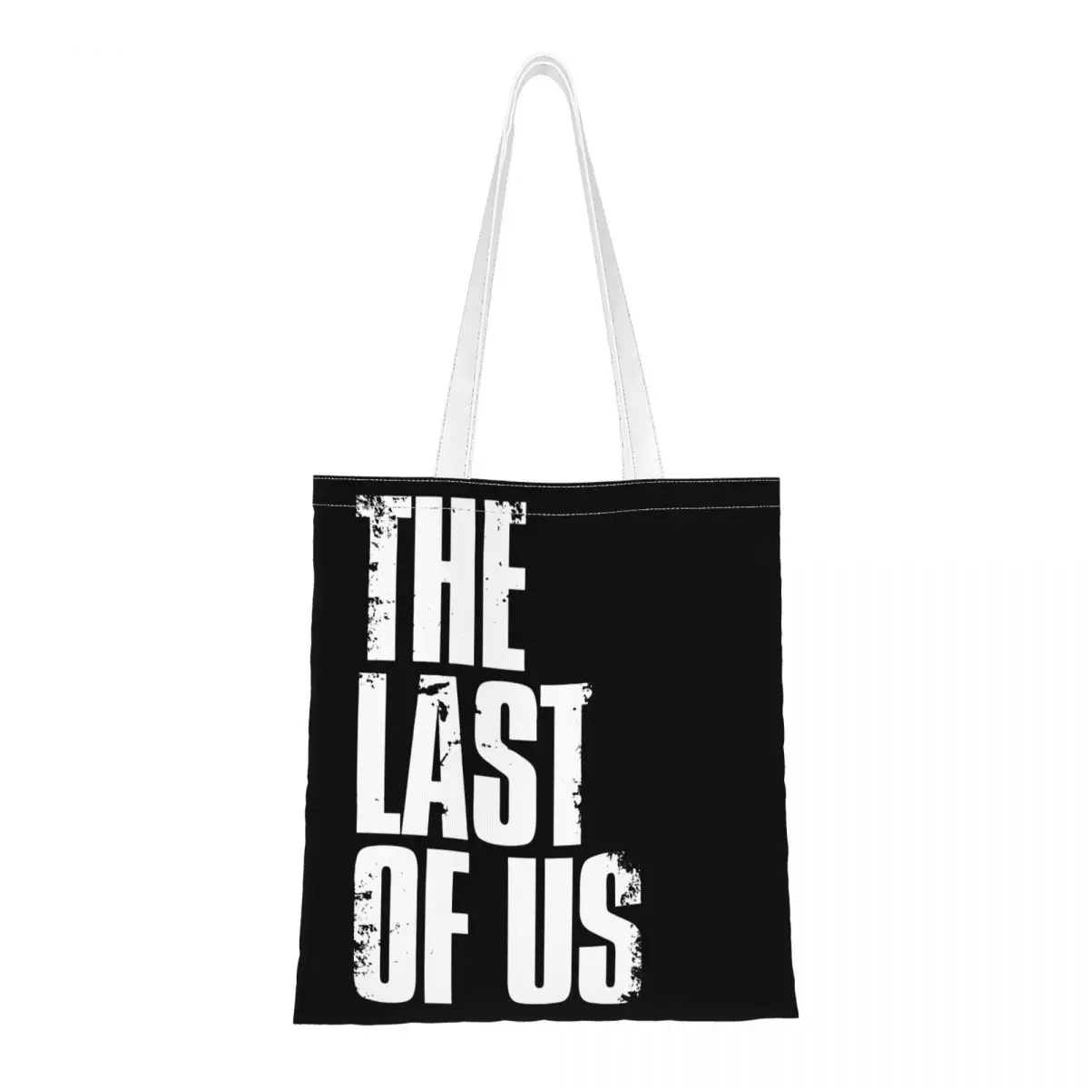 

The Last Of Us Canvas Shoulder Bag Women Shopping Bag Trendy Ellie Fireflies Joel Tlou Video Game High Capacity Canvas Tote Bag