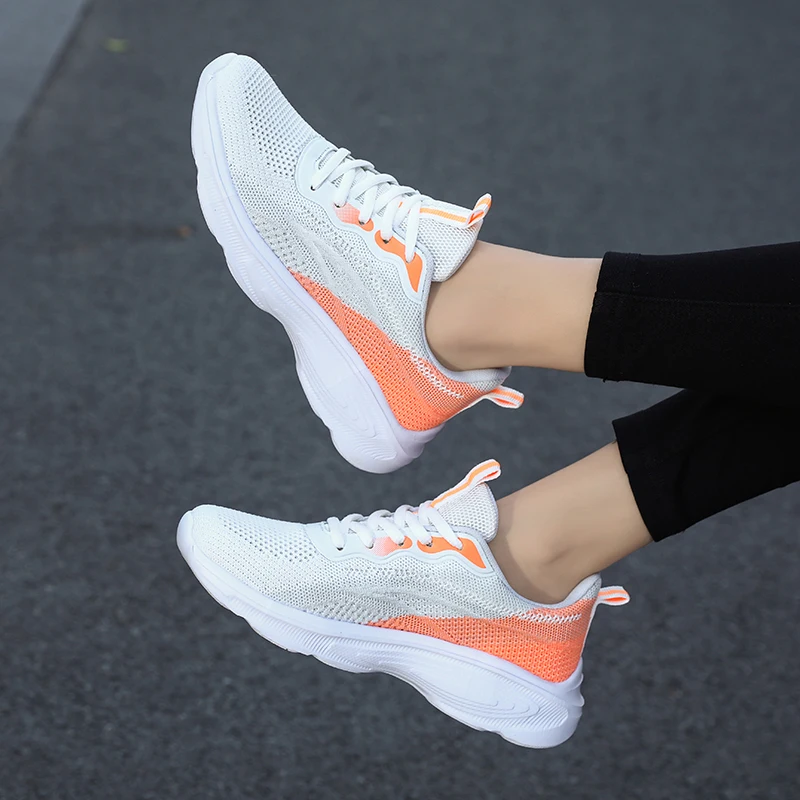 Women Jogging Sports Shoes Fashion Lightweight Running Shoes Female Breathable Sneakers Casual Walking Fitness Training Shoes