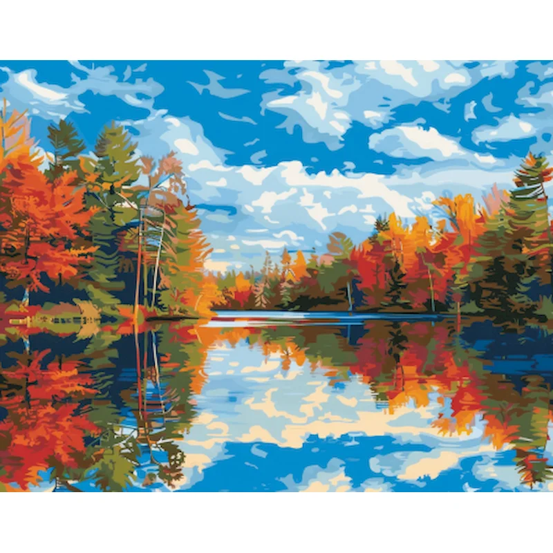 GATYZTORY краска по номерам для взрослых начинающих на холсте природный ландшафт