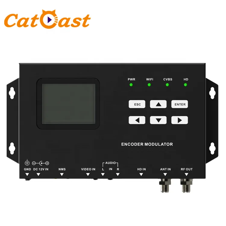

All in One CATV H.264 Encoder DVBT ISDBT Modulator Digital HD Modulator