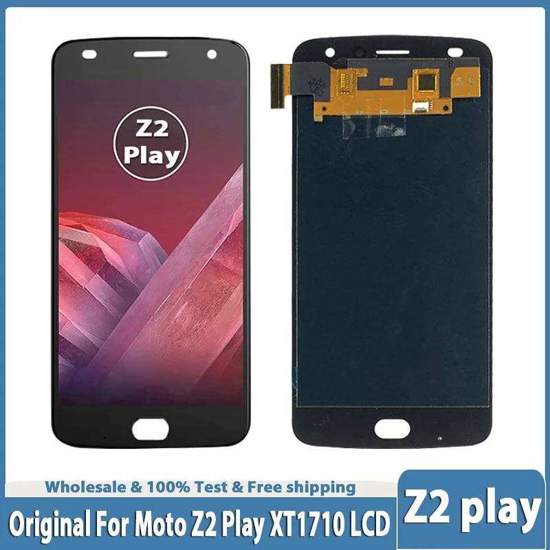 ЖК-дисплей AMOLED 5 дюйма для Motorola Moto Z2 Play XT1710-01/07/08/10 сменный сенсорный экран с