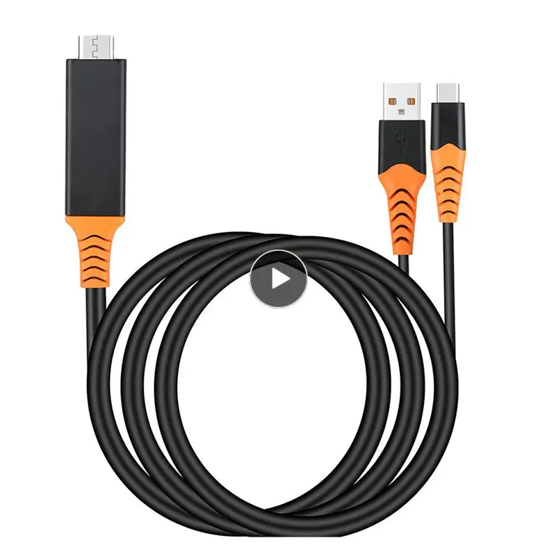 

2 in 1 Type C Convert 4K HDTV Adapter Cable For Samsung Galaxy S8 Conversion line