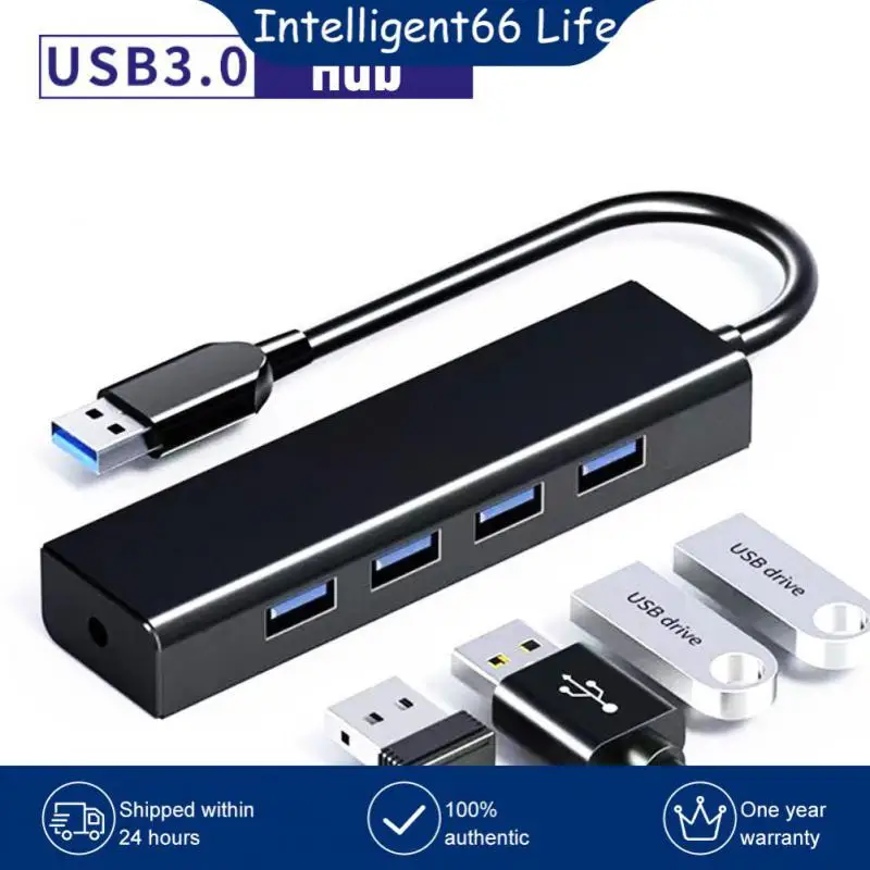 

For Pc Computer Accessories Multi-splitter Adapter Otg 480mbps Usb 2.0 3.0 Usb Multiport Hub Portable 4-in-1 Usb Hub Expander